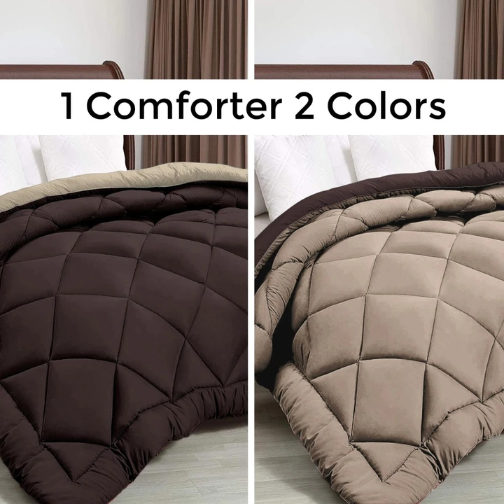 *Reversible Quilted Solid Single Bed  Comforter and Double Bed Comforter*  uploaded by LOVE KUSH ENTERPRISES on 4/1/2023