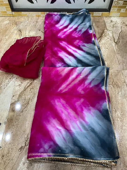 🌴🌴🌴🌴🌴🌴🌴
New lunching 🛍
👉Orgenja 
👉Orgenja fabric 

👉 Beautiful saree 

👉100% Guaranteed  uploaded by Gotapatti manufacturer on 4/1/2023
