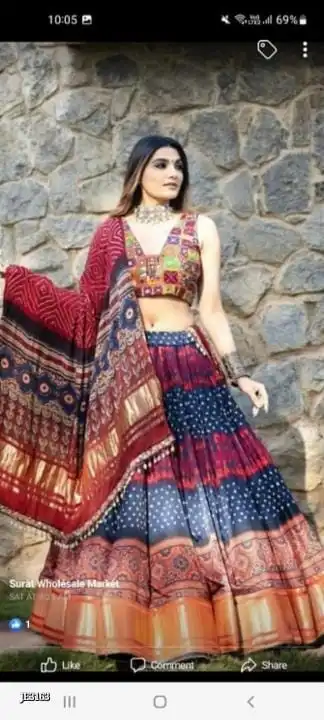 Post image Catalog Name: *New Designer Lehenga Choli*

*K SERIES-1097*

💕 *PRESENTING NEW HEVVY PRINTED LEHENGA CHOLI* 💕

*FABRIC DETAILS*
💕 *LEHENGA* 💕

💃# *LEHENGA FABRICS: SOFT CHINNON SILK WITH DIGITAL PRINT WITH REAL MIRROR* 
💃# *LEHENGA INNER: SILK*
💃# *LEHENAG FLAIR : 4 MTR*
💃# *LEHENGA WORK: PRINTED*

💕 *CHOLI* 💕
💃# *CHOLI FABRICS : SOFT CHINNON SILK  (1 MTR FABRIC) WITH REAL MIRROR*
💃# *CHOLI WORK: PRINTED*

💕 *DUPATTA* 💕
💃# *DUPATTA FABRICS SOFT CHINNON SILK    WITH REAL MIRROR*

# *FREE SIZE SEMISTITCHED LAHENGA WITH 1 METER BLOUSE CUT PIECE; LAHENGA LENGTH IS 42 INCHES*

                                *RATE :-1455 + SHIP*
                             *SAME AS REAL IMAGES*

                               *AONE QUALITY* 🎊
💃🏻💃🏻💃🏻💃🏻 *BE CREATIVE ,  BE FASHIONABLE*  💃🏻💃🏻💃🏻💃🏻💃🏻

Brand Name: *house of creation*

_*Free Shipping! COD Available! Returns Available!*_jainam
Extra ₹35charge for cash on delivery (COD) orders

*Key Highlights*
* Made in India, by a small manufacturer
* Factory prices &amp; assured quality