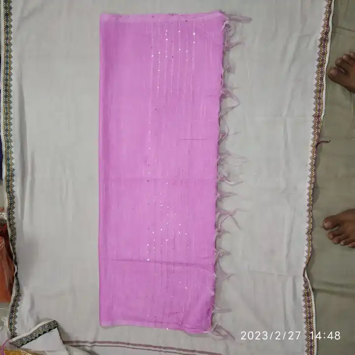 Kota silk dupatta  uploaded by Harsh textile on 4/2/2023
