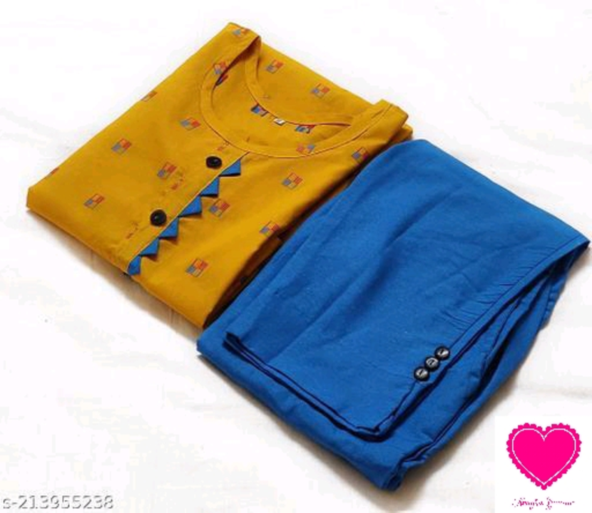 Kurti set  uploaded by Anagha creations on 4/2/2023