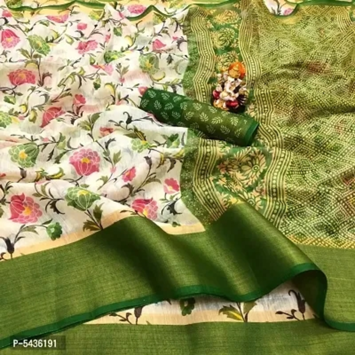 Womens Soft cotton Floral Printed Zari Border Saree with blouse piece

Saree Length: 5.5 (in metres) uploaded by Digital marketing shop on 4/2/2023