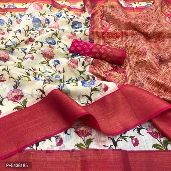 Womens Soft cotton Floral Printed Zari Border Saree with blouse piece

Saree Length: 5.5 (in metres) uploaded by Digital marketing shop on 4/2/2023