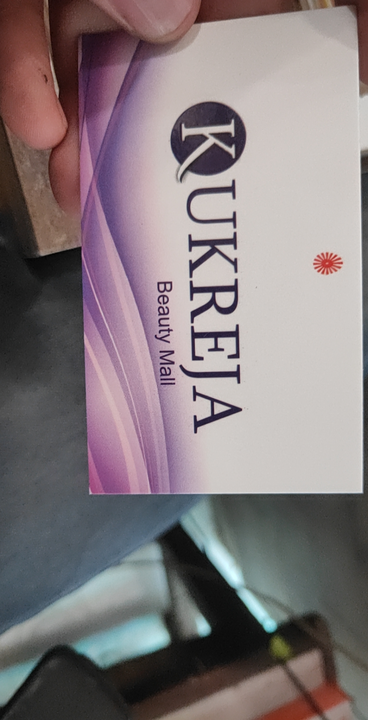 Visiting card store images of Kukreja beauty mall