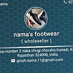 Business logo of Namas footwear 