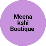 Business logo of Meenakshi boutique
