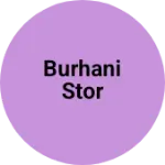 Business logo of Burhani stor