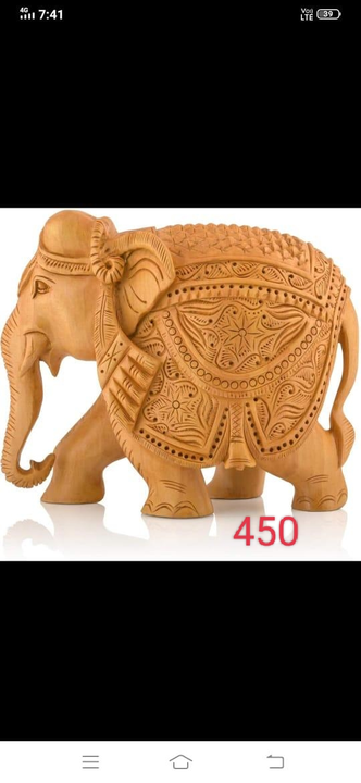 Wooden elephant  uploaded by Arman handicraft on 4/2/2023