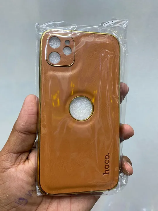 Hoco PREMIUM leather back case for iPhone and one plus models  uploaded by Shree Mangaldeep Hitech on 4/2/2023