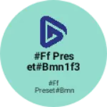 Business logo of #FF Preset#bmN1f3NpY2BxfnVrZWV5YnV/en9we291dH9zb3J
