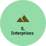 Business logo of S, Enterprises