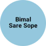 Business logo of Bimal sare sope