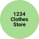 Business logo of 1234 clothes store