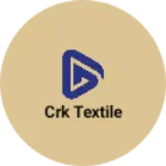 Business logo of CRK textile