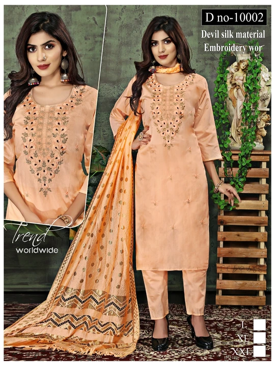 Fabric Chanderi silk  uploaded by Sanjari Fashion on 5/5/2024