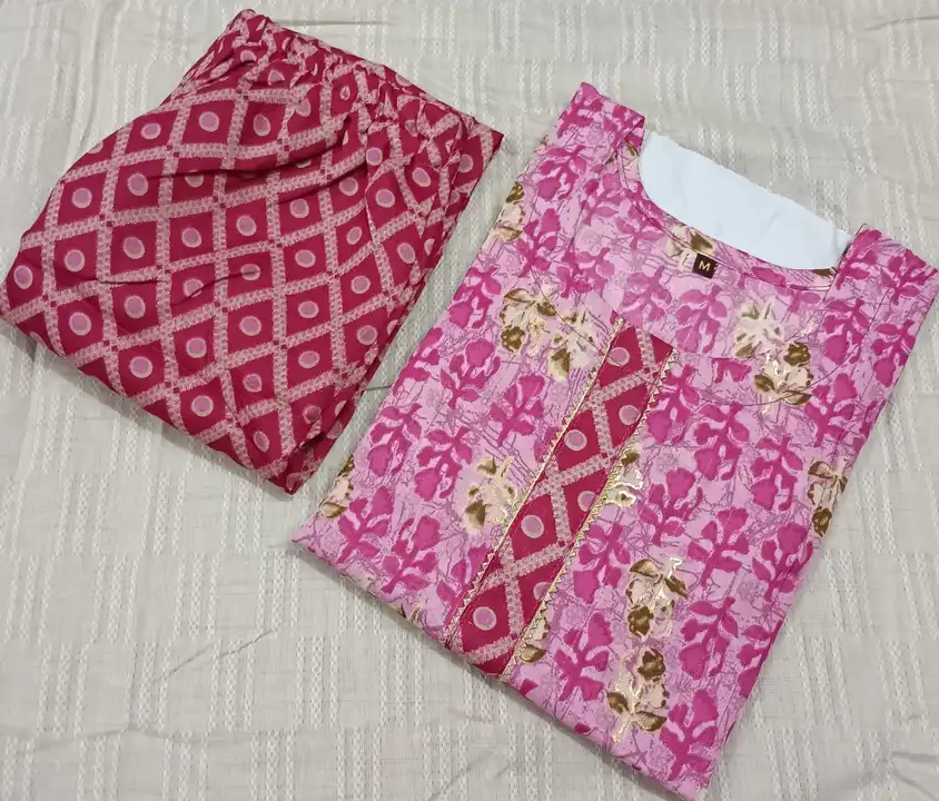 Kurti with pant uploaded by Butterfly Garments on 4/2/2023