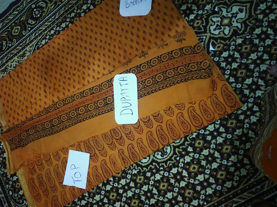 Bagh print cotton suits  uploaded by business on 4/2/2023
