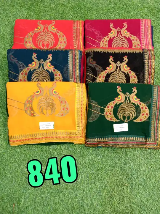 Trending Embroidered saree uploaded by PURVANCHAL COLLECTION PRIVATE LIMITED on 4/2/2023