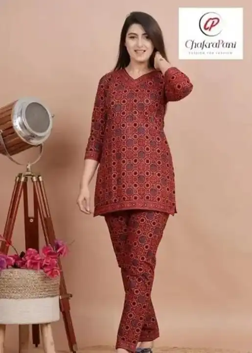 *Last Day Offer Price*

*❤️🤗SPECIAL OFFER

Cotton jaipuri printed night suit for women 

Size -  S, uploaded by Mehra collection on 4/2/2023