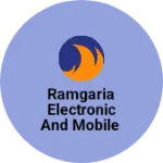 Business logo of Ramgaria electronic and mobile