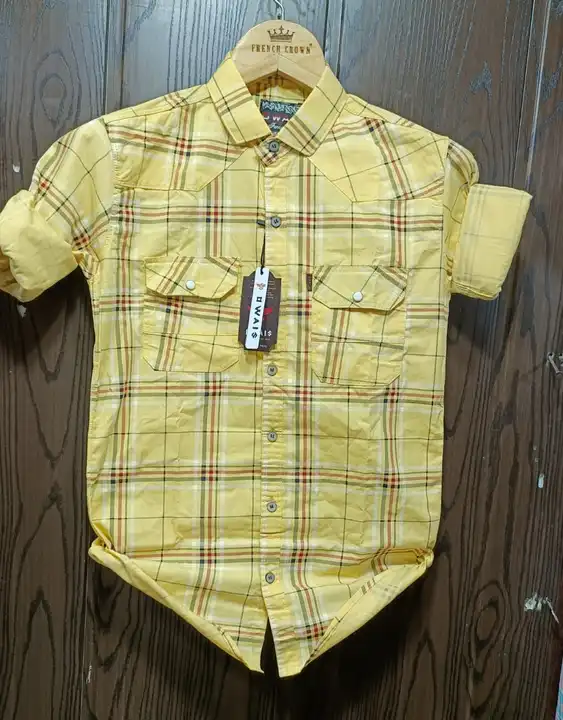 HEAVY COTTON CHECKS

DOUBLE POCKET 

SIZE.M-L-XL

RATE.350/-
MINIMUM QUANTITY 30 PCS uploaded by Red And white Men's Wear on 5/10/2024