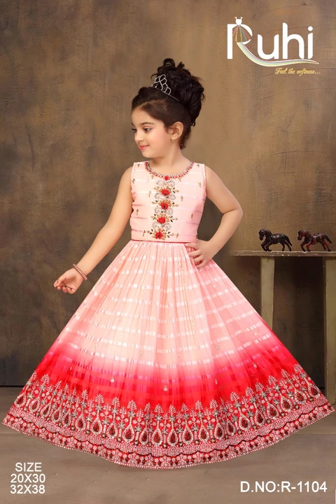  girls Long frock  uploaded by Amar creation on 4/2/2023