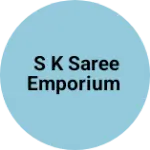 Business logo of S k saree emporium