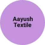 Business logo of Aayush textile