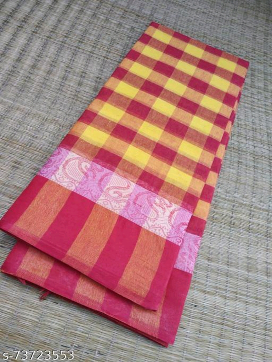 Pure Cotton Saree (Tant Saree)
Name: Pure Cotton Saree (Tant Saree)
Saree Fabric: Cotton
Blouse: Wit uploaded by New world fashion shop on 6/2/2024