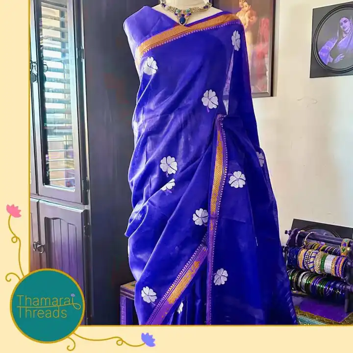 PURE silk Embroidery sarees  uploaded by business on 4/2/2023