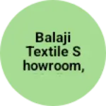 Business logo of Balaji textile showroom, AKKALKOT