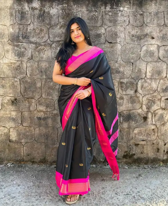 Paithani cotton silk saree uploaded by A.S creation on 4/2/2023