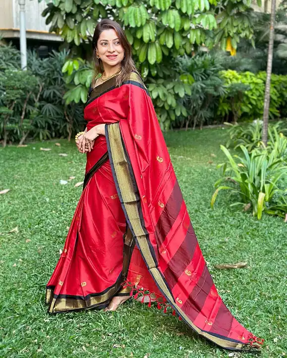 Paithani cotton silk saree uploaded by A.S creation on 4/2/2023