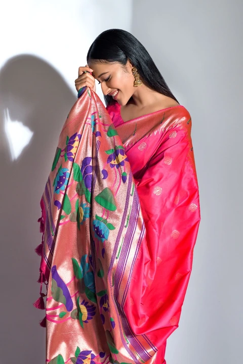 WOMEN  LOOK IS ALWAYS ELEGANT WHEN THEY WERE SAREE SO FOR THAT WE ARE BACK WITH A NEW BANARASI SAREE uploaded by A.S creation on 4/2/2023