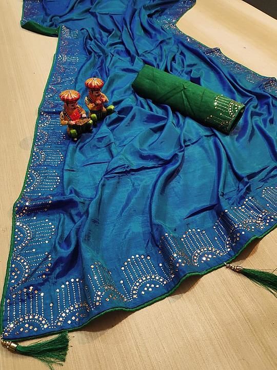 vichitra silk saree uploaded by business on 7/10/2020