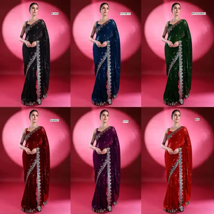 Sequence saree  uploaded by SAURYA LIFE STYLE on 4/2/2023