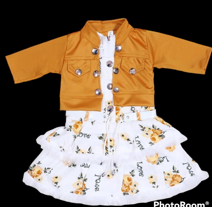 Post image Pure cotton elegant stylish dress with cotton jacket designed to bring out the diva in your kid. Sizes 3-6 months 6-9 months and 9-12 months. Colour available: Green, Maroon and yellow. Bulk orders