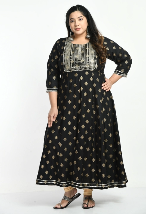 Plus size kurti uploaded by ANJUSHREE CLOTHING STORE on 4/2/2023