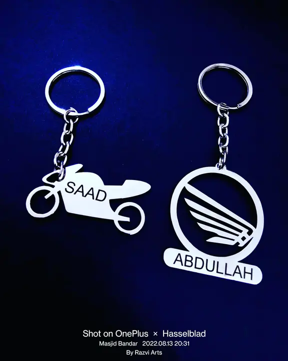 Keychain Logo And Name uploaded by Customized necklace on 4/2/2023