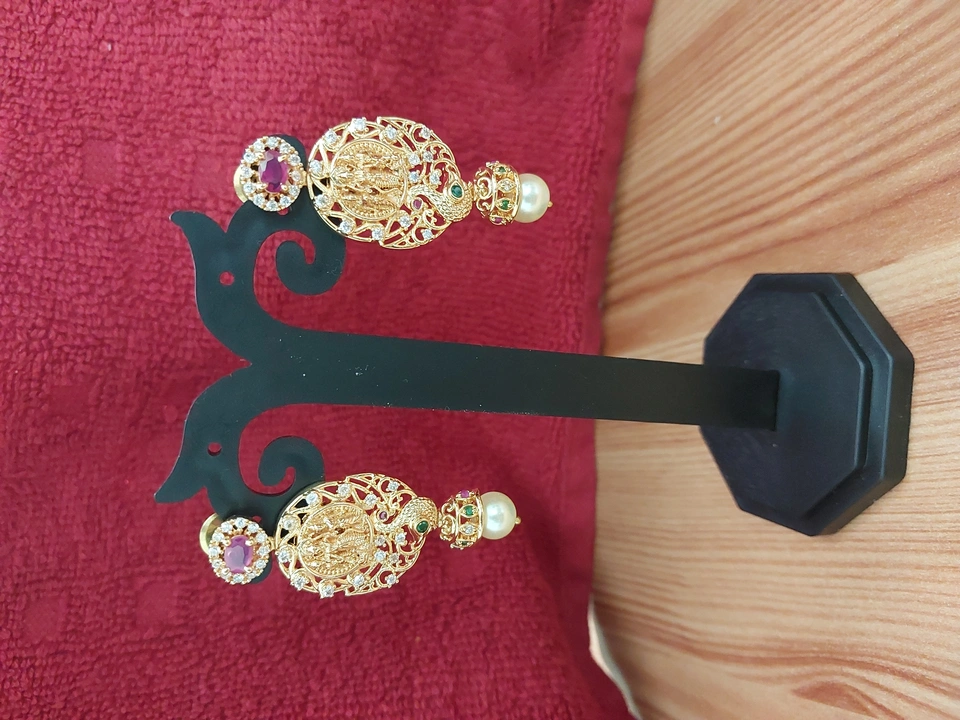 Ramparivar long chain with Ramparivar earrings  uploaded by A & A Designers on 4/2/2023