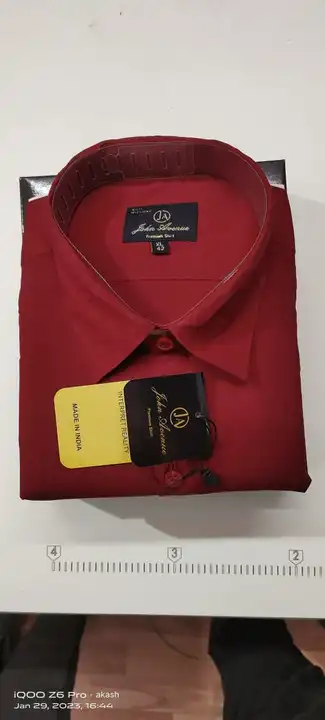 Men cotton plain shirt  uploaded by business on 4/2/2023