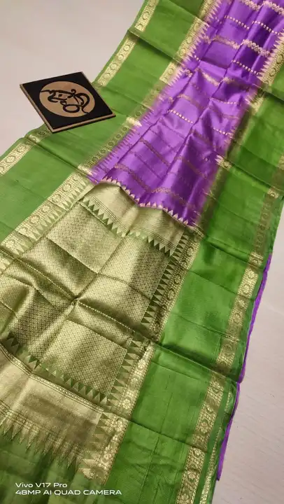 Banarasi daeyble warm silk soft smooth saree  uploaded by Zainab fashion on 4/2/2023