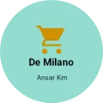Business logo of De milano