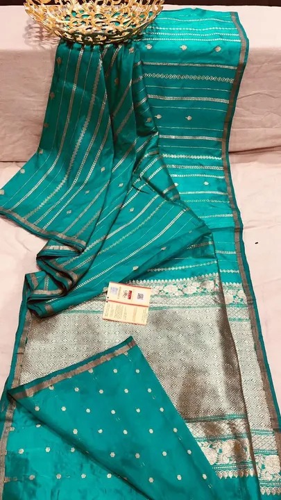 Pure katan silk uploaded by INDIAN SILK EMPORIUM on 4/2/2023