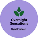 Business logo of Overnight Sensations