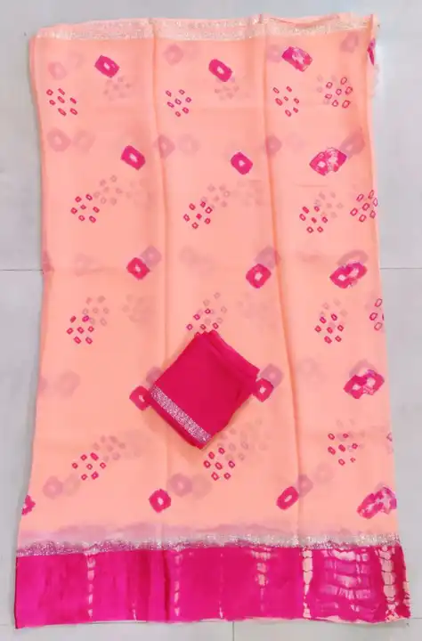 Jaipuri traditional saree   New launching

Pure jorjet  uploaded by Gotapatti manufacturer on 4/2/2023