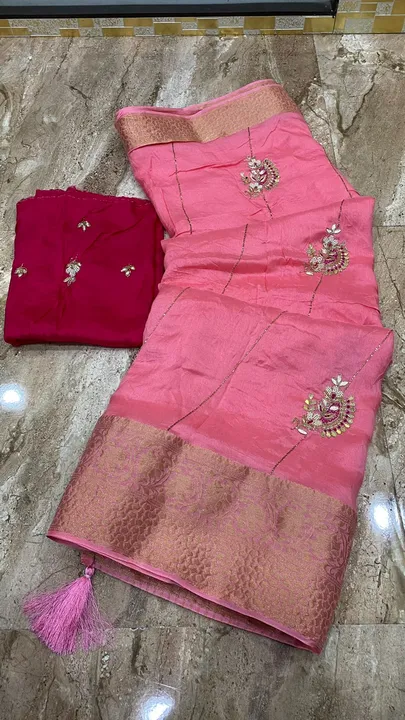🦋new lounching 🦋

Beautiful party wear saree 

🌿original product 🌿



👌best quality fabric 👌

 uploaded by Gotapatti manufacturer on 4/2/2023