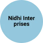 Business logo of Nidhi interprises