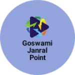 Business logo of Goswami Janral Point All Kind of homes Uses 