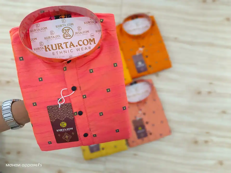 Silk butta kurta  uploaded by Mohan apparels on 4/3/2023